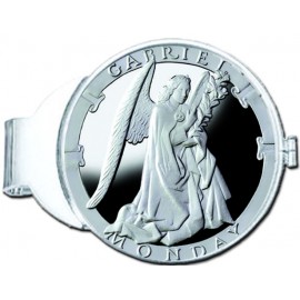 Gabriel/Monday Silver Medallion Money Clip