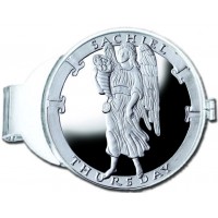 Sachiel/Thursday Silver Medallion Money Clip