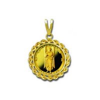 Raphael/Wednesday 1/20 oz Gold Medallion Pendant