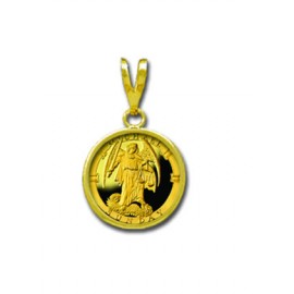 Michael/Sunday 1/20 oz Gold Medallion Pendant
