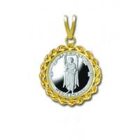 Raphael/Wednesday 1/20 oz Silver Medallion Pendant