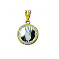Raphael/Wednesday 1/20 oz Silver Medallion Pendant