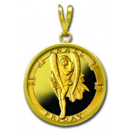 Anael/Friday 1/4 oz Gold Medallion Pendant