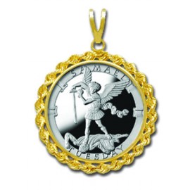 Samael/Tuesday 1/4 oz Silver Medallion Pendant