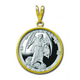 Michael/Sunday 1/4 oz Silver Medallion Pendant