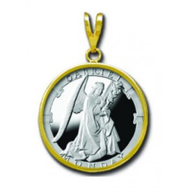 Gabriel/Monday 1/4 oz Silver Medallion Pendant