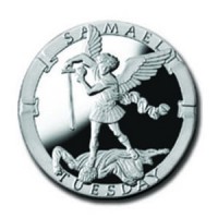 Samael/Tuesday 1/4 oz Silver Pocket Angels Medallion
