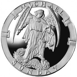 Michael/Sunday Collector's Limited Edition 1 oz Silver Medallion