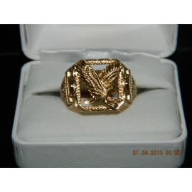 10k Harley Black Hills Gold Ring