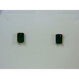 E588 ~ 14k Emerald Earrings