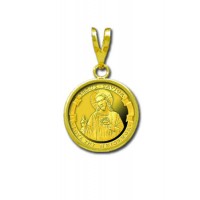 Love Thy Neighbor 1/20 oz Gold Medallion Pendant