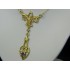 N318 ~ 14k Vintage Amethyst Lavalier Necklace