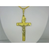 P321 ~ 14k Gold Crucifix Pendant
