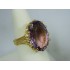 R1034 ~ 14k Large Amethyst Ring
