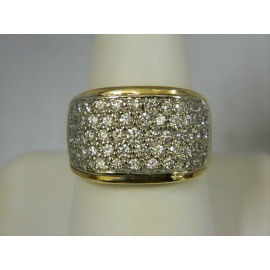 R1750 ~ 14k 3+ cttw Diamond Ring