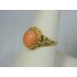 R297 ~ 14k Vintage Pink Coral Ring