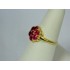 R349 ~ Vintage 14k (7) Ruby Ring