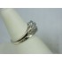 R418 ~ 14k Aquamarine & Diamond Ring