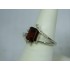 R419 ~ 14k Garnet & Diamond Ring