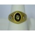 R678 ~ 14k Star Sapphire Florentine Ring