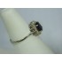 R654 ~ 14k Sapphire & Diamond Ring