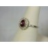 R655 ~ 18k Ruby & Diamond Ring