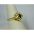 R690 ~ 14k Tsavorite Garnet & Diamond Ring