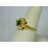R690 ~ 14k Tsavorite Garnet & Diamond Ring