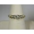 R855 ~ 14k .55 ct Diamond Two Tone Ring