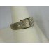 R925 ~ 14k .21 cttw Diamond Buckle Ring