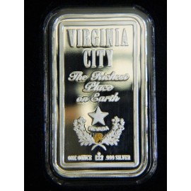 VCNG-1 ~ Virginia City Silver Ingot with Nugget